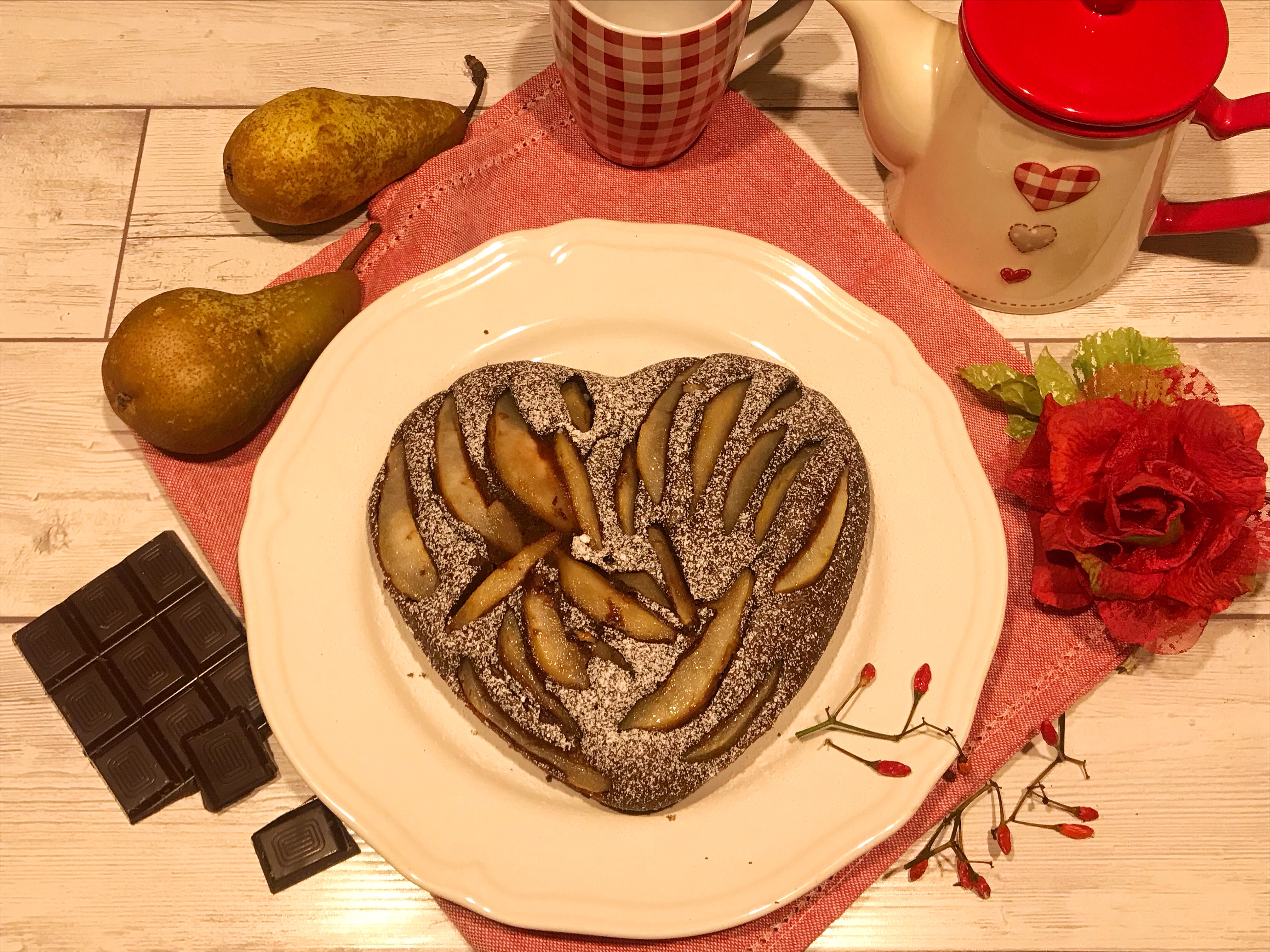 Torta Cioccolato e Pere al Peperoncino.